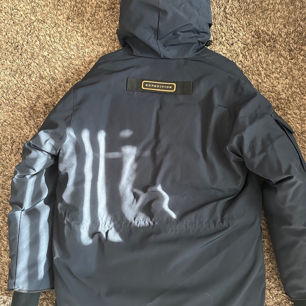 Canada Goose Men's Dark Blue Explorer Parka - Picture 2 of 2